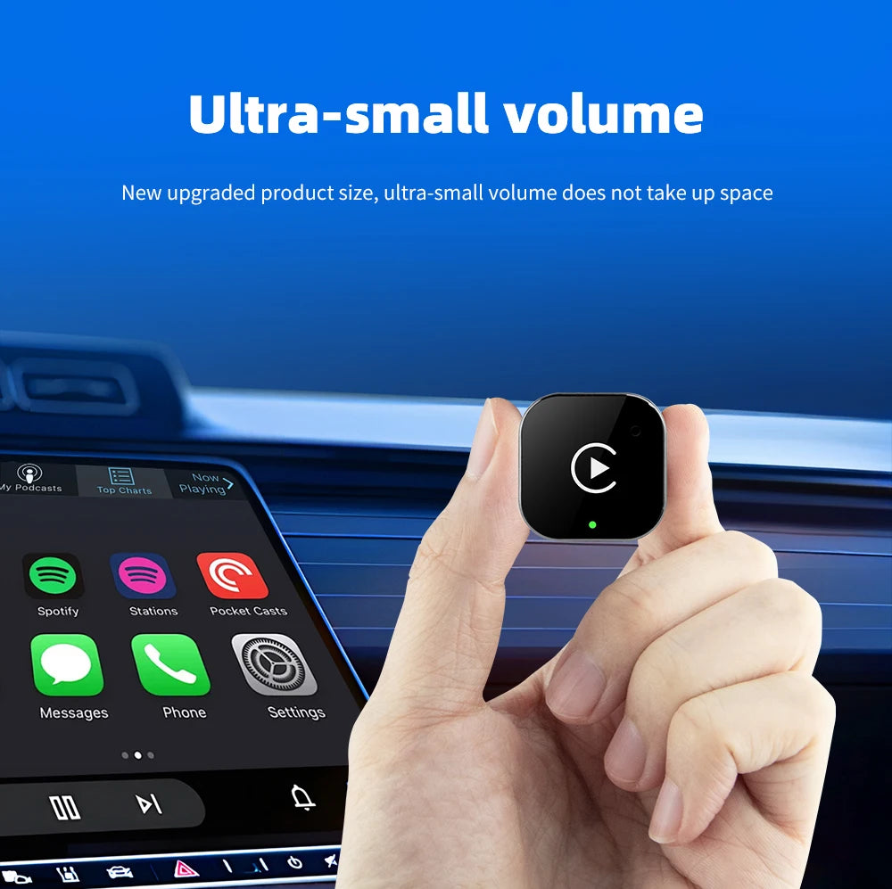2-in-1 Wireless CarPlay & Android Auto Box – Works with 98% of Cars