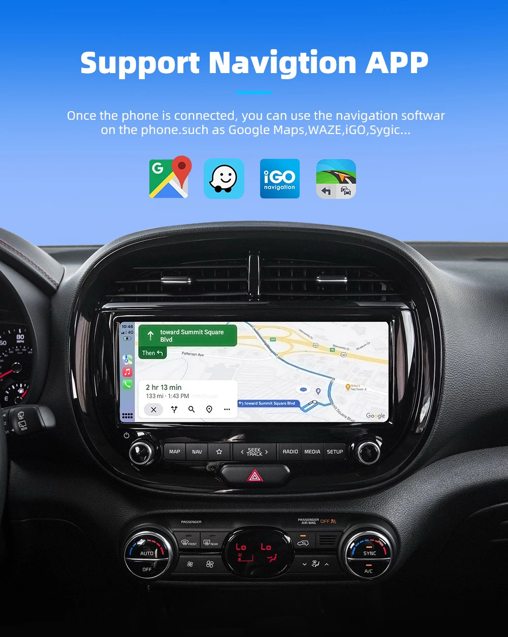 2-in-1 Wireless CarPlay & Android Auto Box – Works with 98% of Cars
